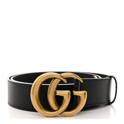 Gucci Calfskin Double G 40mm Belt 95 38 Black 1 of 6