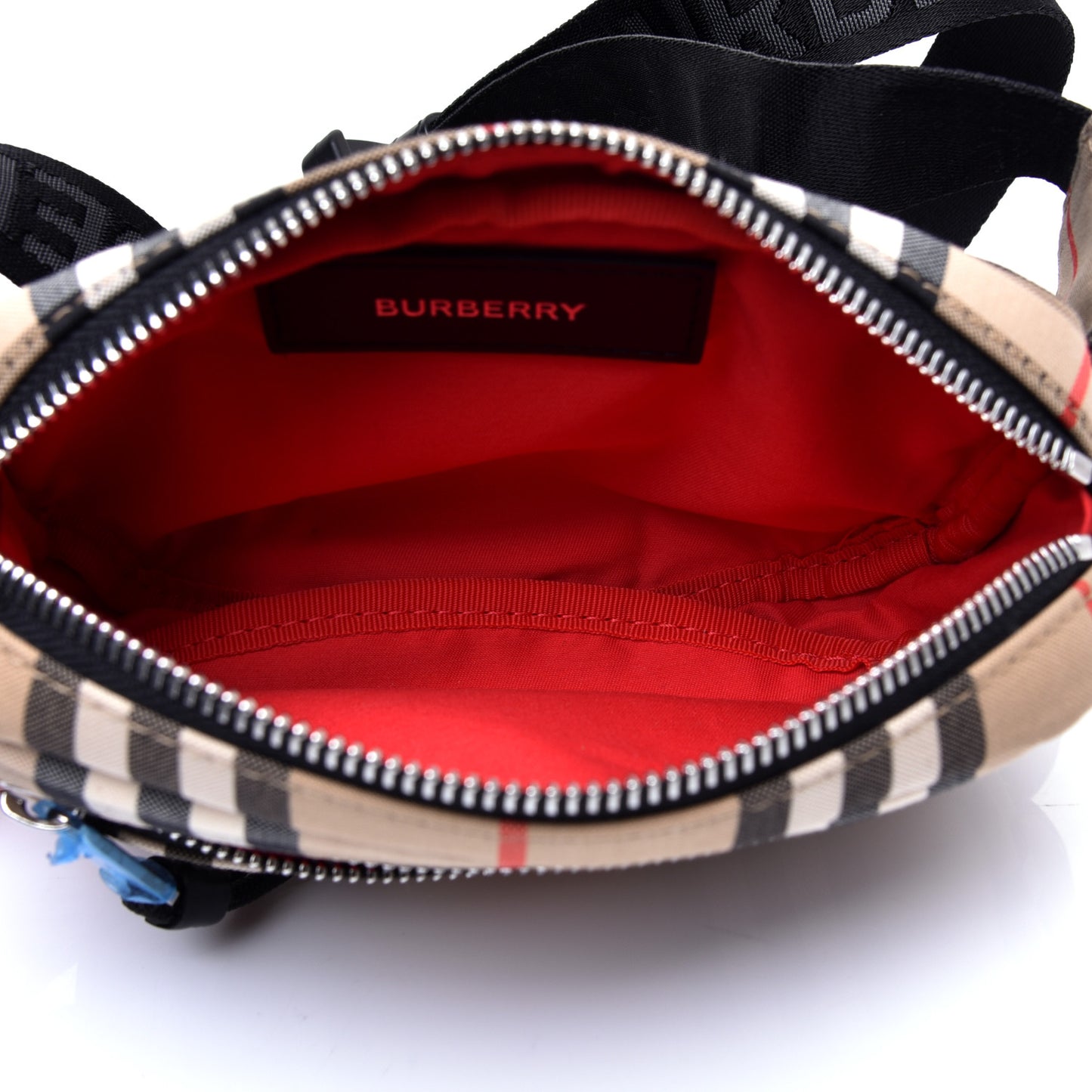 Nylon Vintage Check Small Cannon Bum Bag Archive Beige