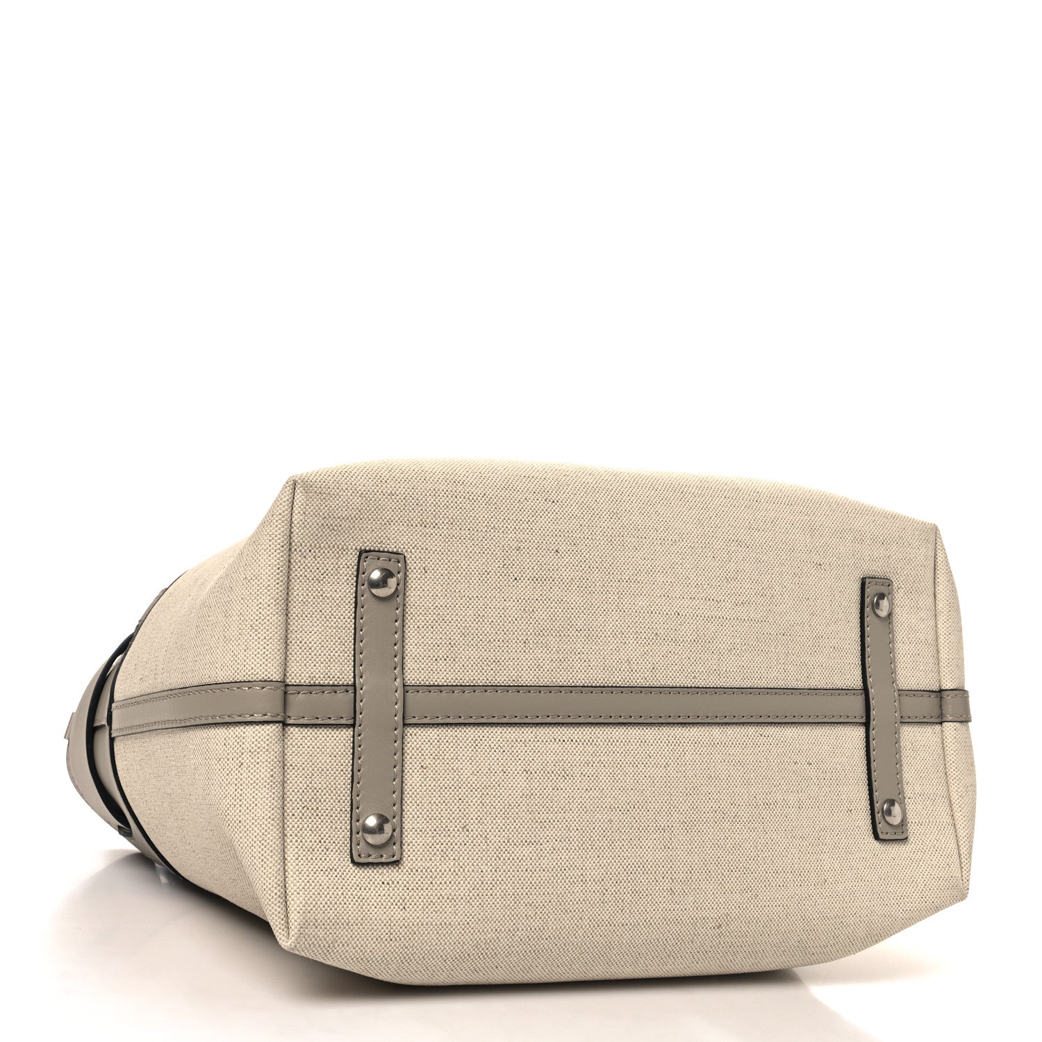 Burberry Canvas Calfskin Medium Belt Bag Mineral Grey 4 of 9