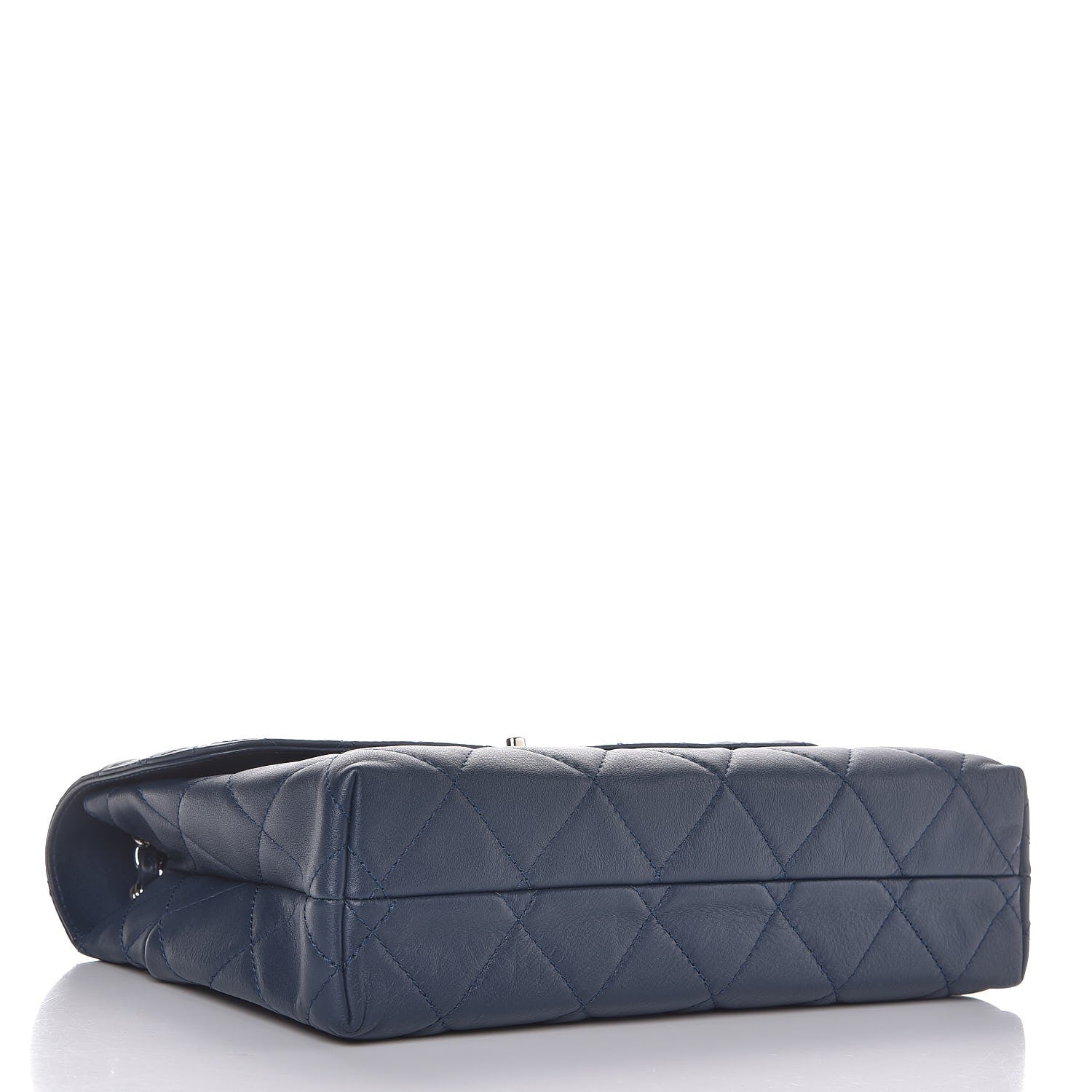 Chanel Calfskin Quilted In The Business Flap Dark Blue 5 of 10