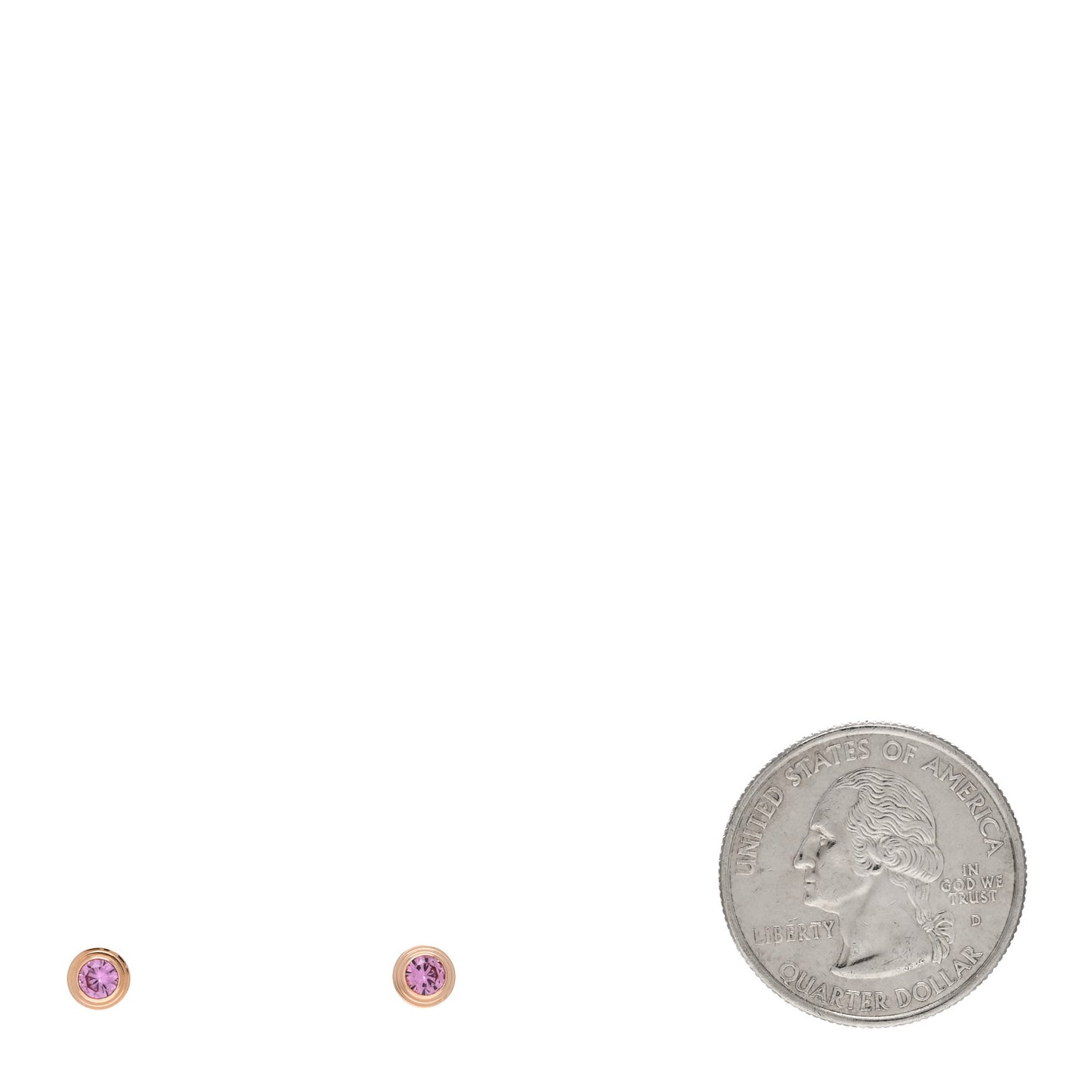 18K Pink Gold Pink Sapphire D'Amour Earrings