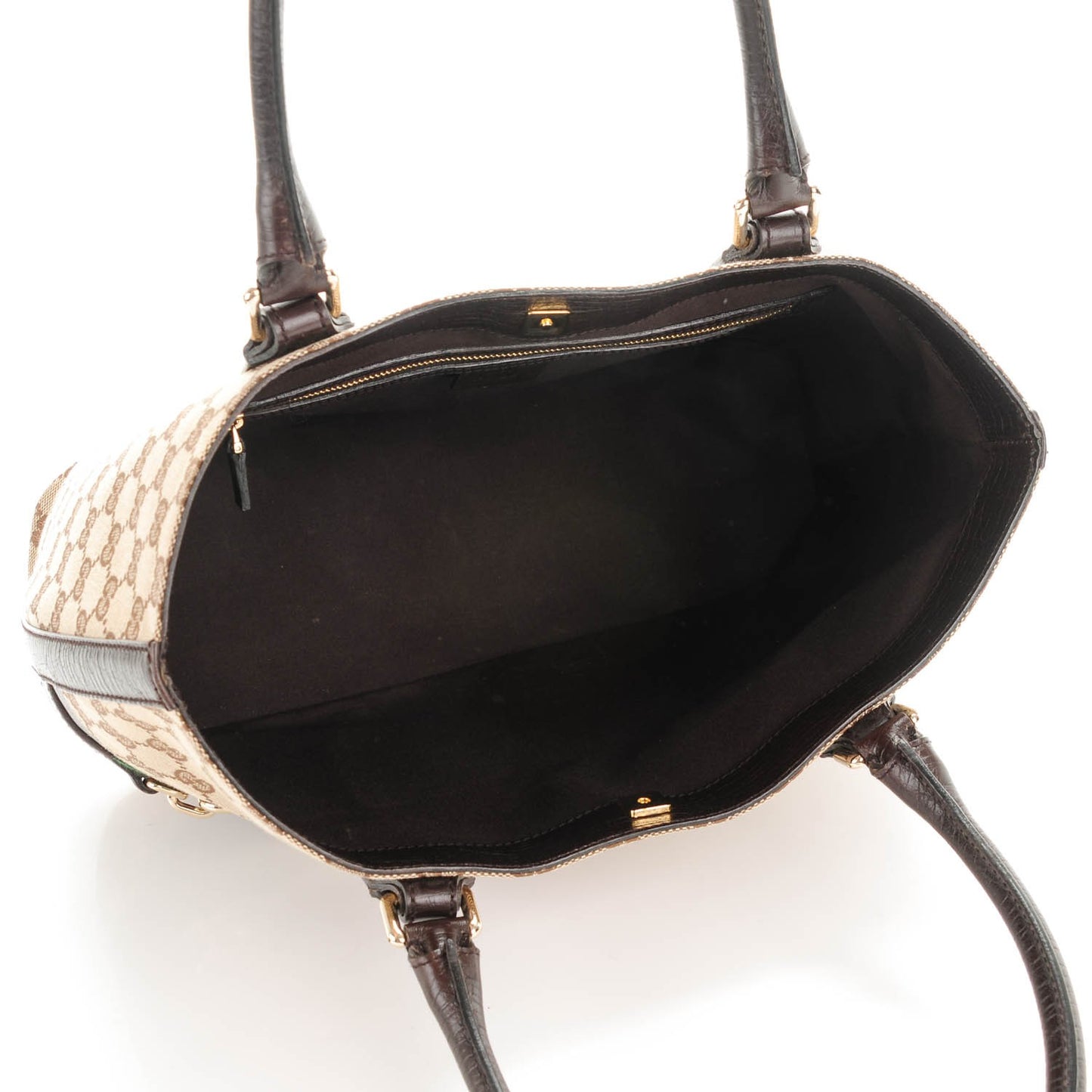 Monogram Medium Hasler Tote Dark Brown
