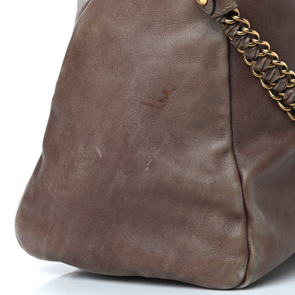 Prada Soft Calf Chain Bag Bambu 11 of 16