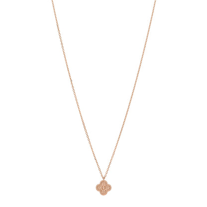 Van Cleef & Arpels 18K Rose Gold Sweet Alhambra Pendant Necklace 1 of 6