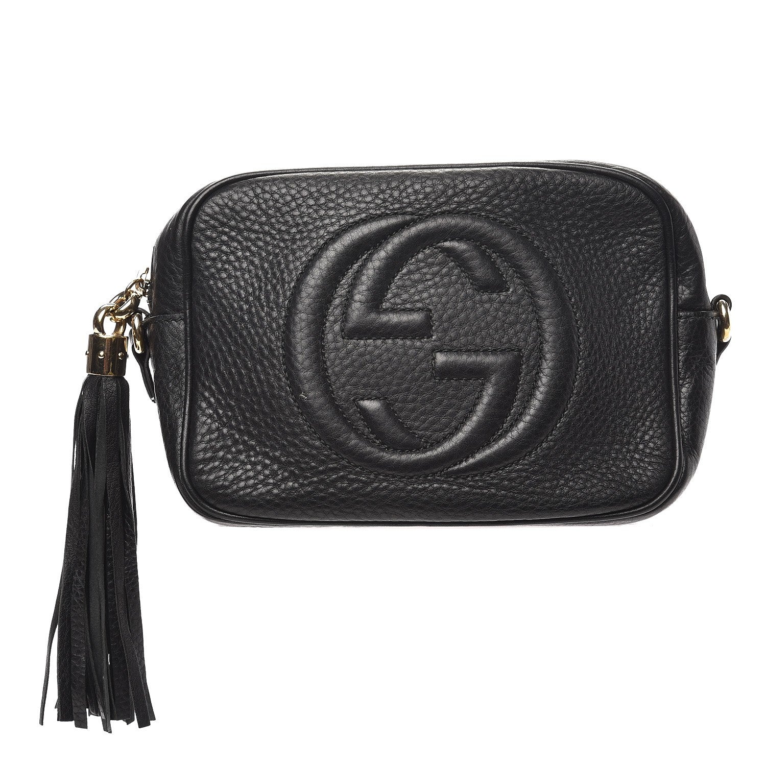 Gucci Pebbled Calfskin Small Soho Disco Bag Black 1 of 8