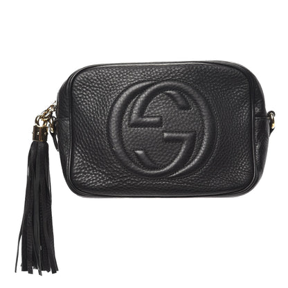 Gucci Pebbled Calfskin Small Soho Disco Bag Black 1 of 8