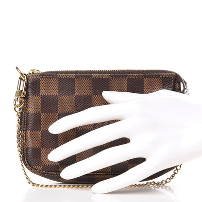 Louis Vuitton Damier Ebene Mini Pochette Accessories 2 of 8