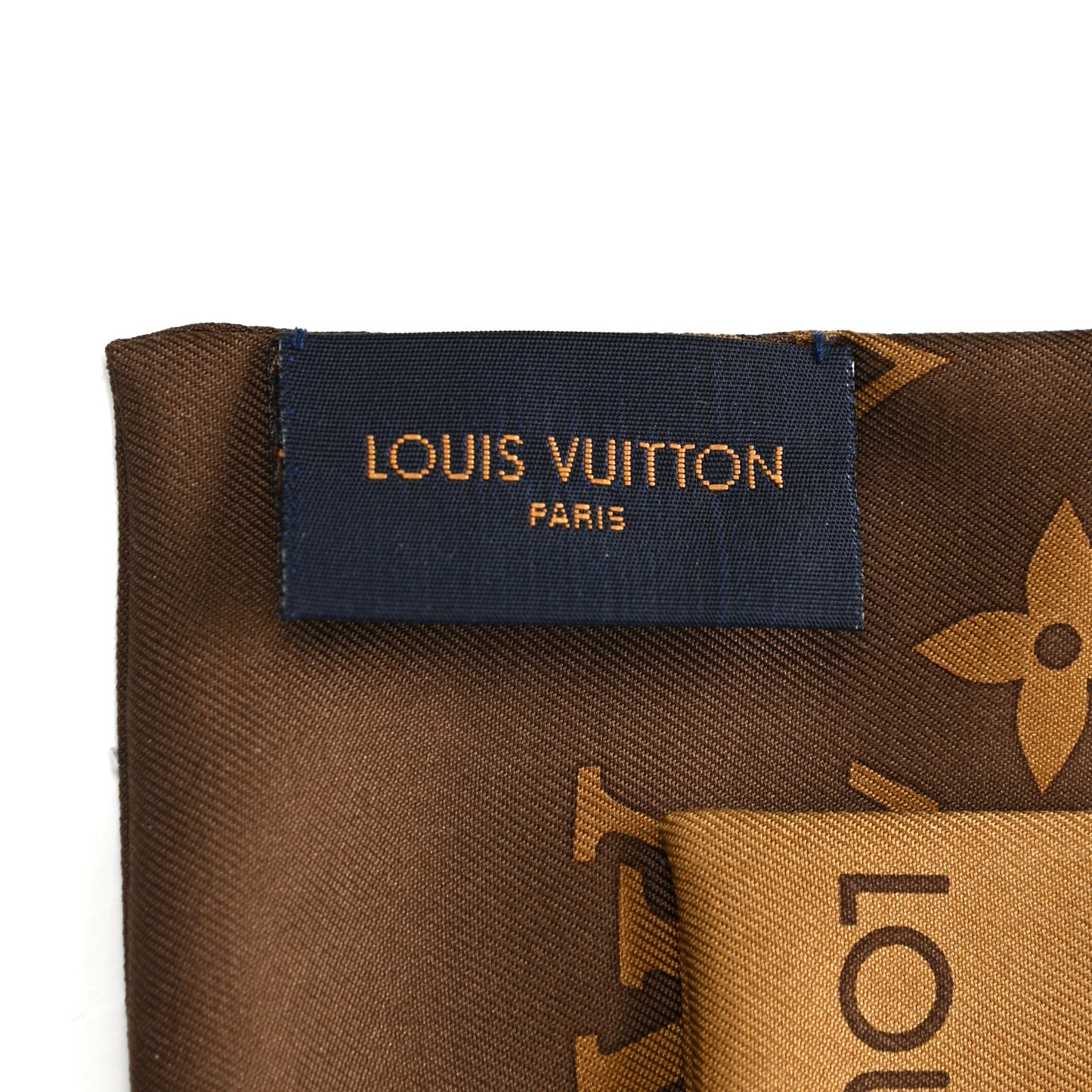 Silk Monogram Confidential Bandeau Brown