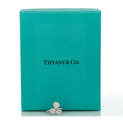 Tiffany Platinum Diamond Paper Flowers Ring 47 4 6 of 6