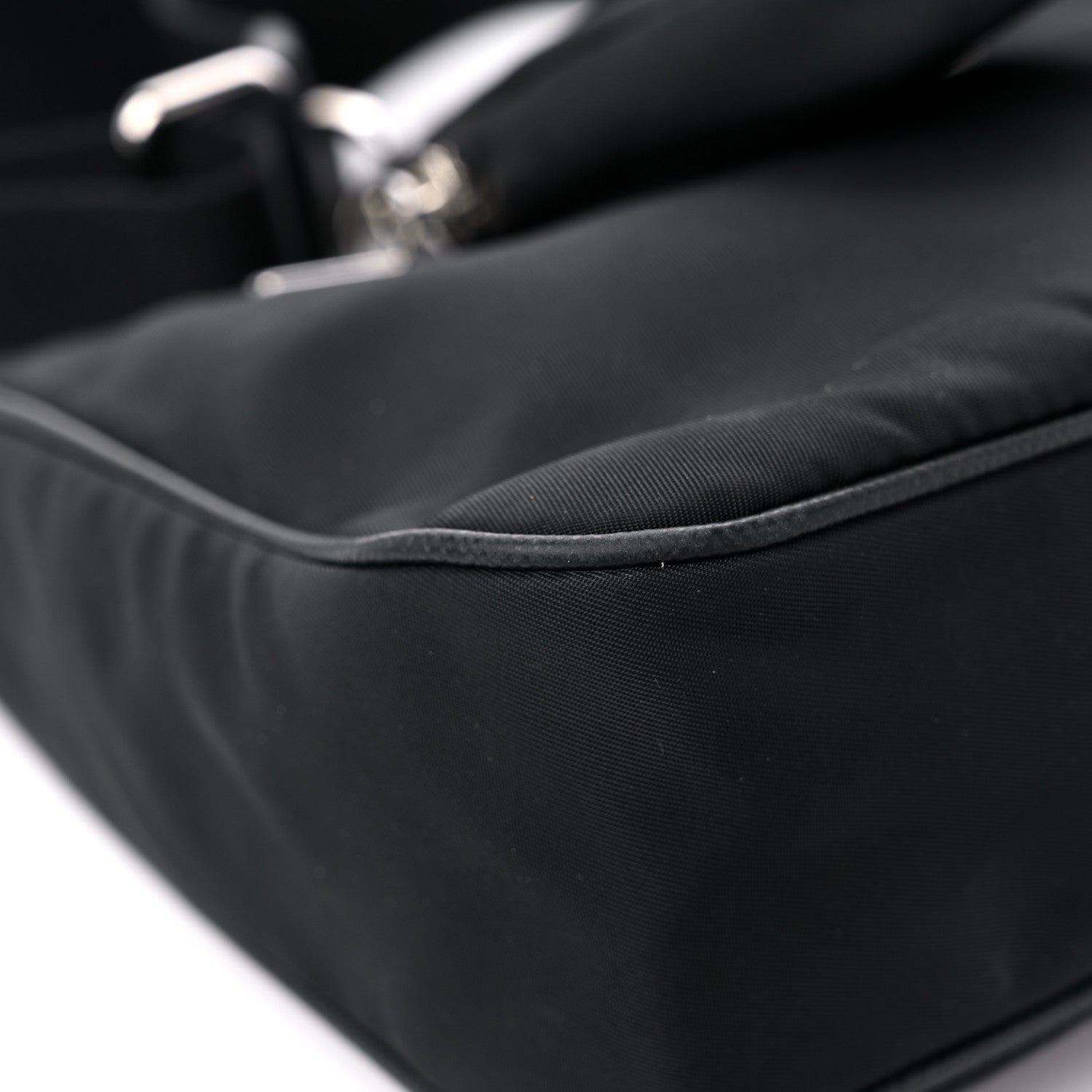 Prada Nylon Re-Edition 2005 Shoulder Bag Black 7 of 10