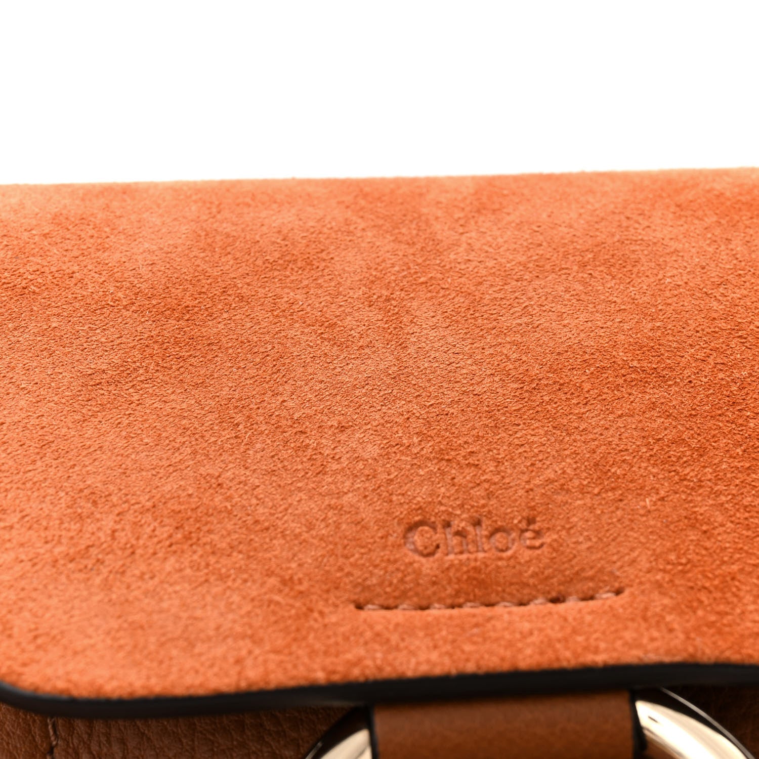 Chloe Suede Calfskin Mini Faye Backpack Tan 11 of 11
