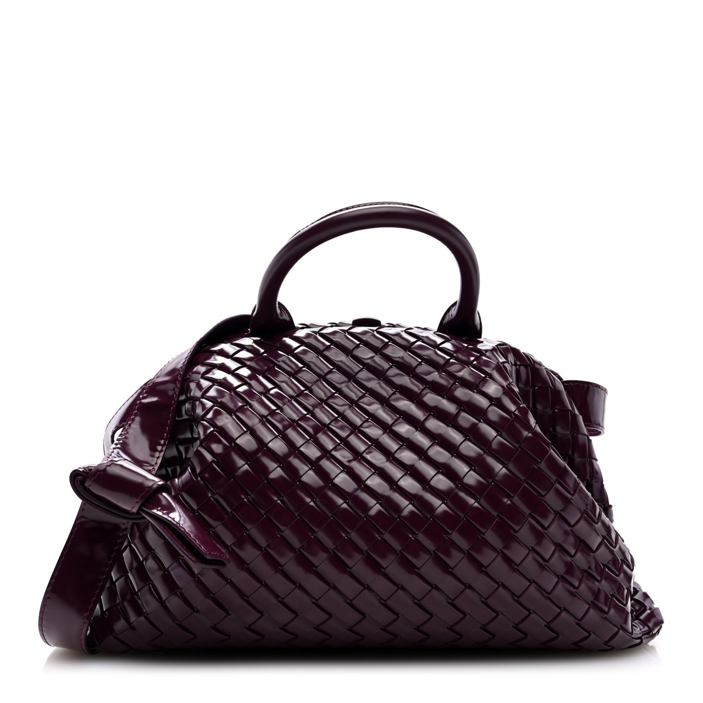 Nappa Intrecciato Small Padded The Handle Tote Mystic