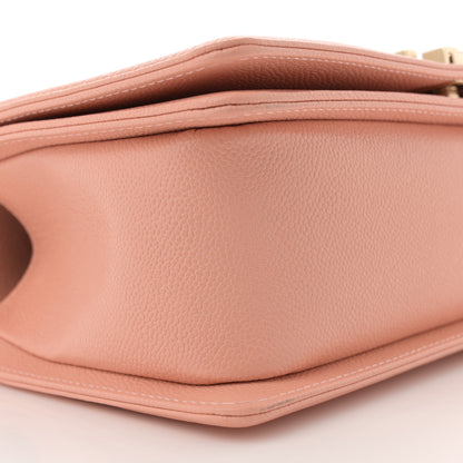 Chanel Caviar Chevron Quilted Medium Boy Flap Light Pink 9 of 11