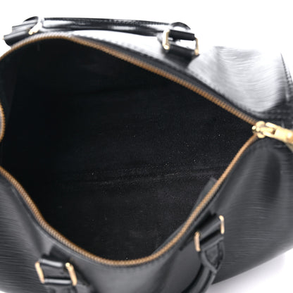 Louis Vuitton Epi Speedy 30 Black 5 of 19