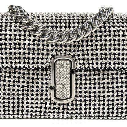 Marc Jacobs The Rhinestone J Marc Mini Shoulder Bag Silver 7 of 9