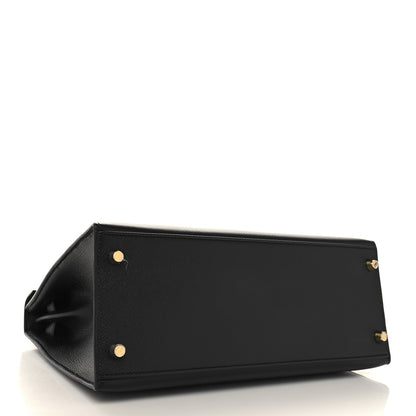 Hermes Epsom Kelly Sellier 28 Black 4 of 10