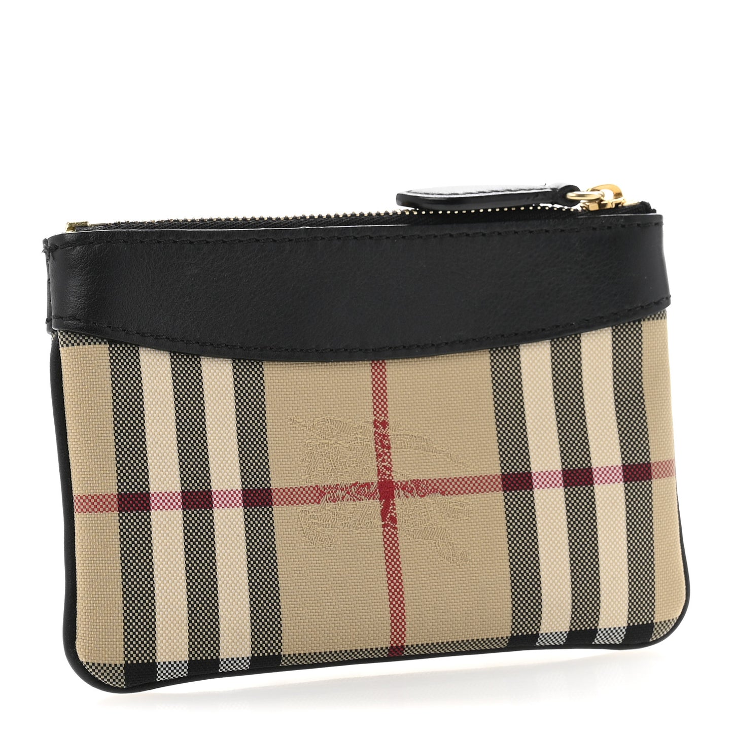 Haymarket Check Zip Pouch Black