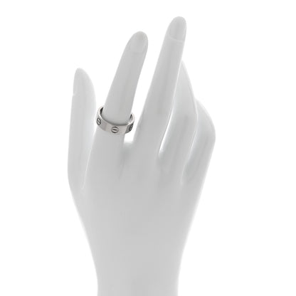 Cartier 18K White Gold 5.5mm LOVE Ring 55 7.25 2 of 5