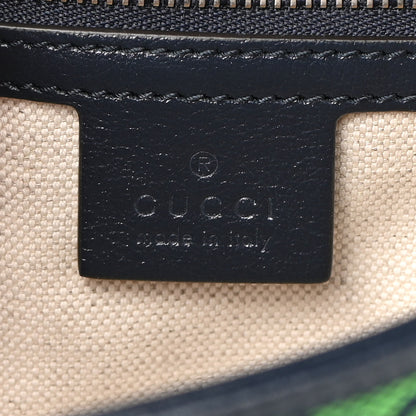 Gucci Monogram Multicolor Matelasse Diagonal Small GG Marmont Shoulder Bag Green Blue 6 of 9