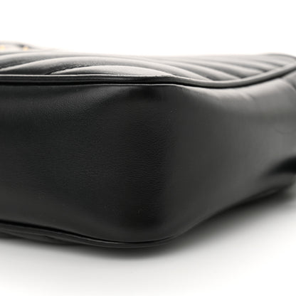 Saint Laurent Calfskin Matelasse Monogram Lou Camera Bag Black 10 of 14