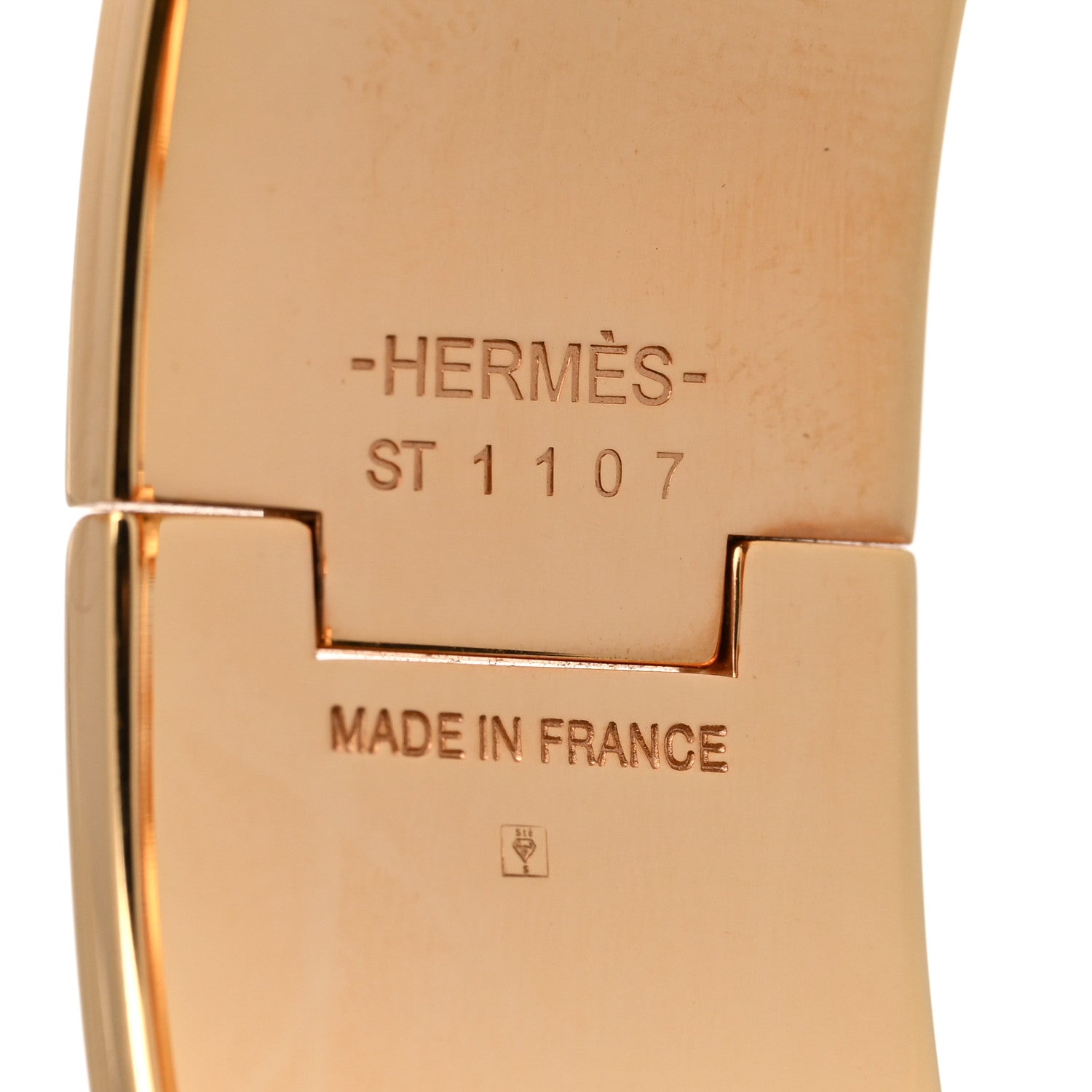 Hermes Enamel Wide Clic Clac H Bracelet GM Black 4 of 5