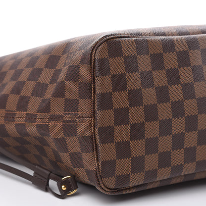 Louis Vuitton Damier Ebene Neo Neverfull MM Rose Ballerine 9 of 10