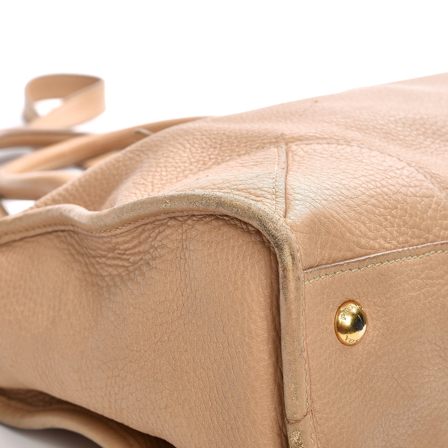 Cervo Deerskin Shoulder Bag Sabbia
