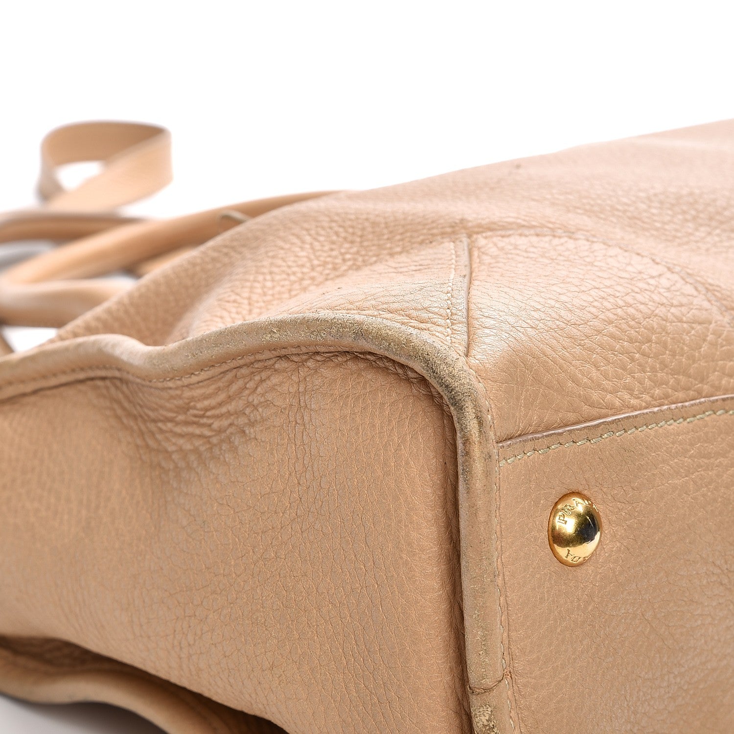Prada Cervo Deerskin Shoulder Bag Sabbia 18 of 25