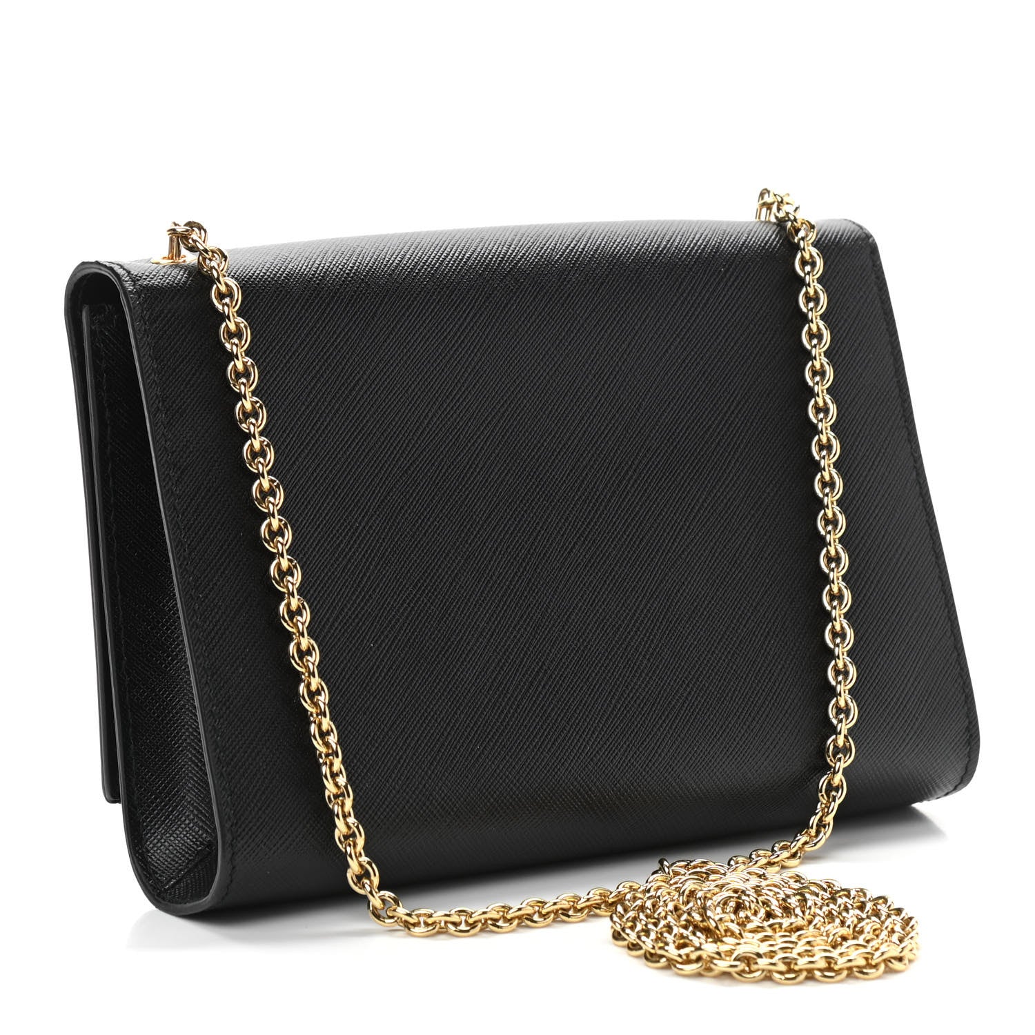 Salvatore Ferragamo Printed Calfskin Medium Ginny Shoulder Bag Black 3 of 10
