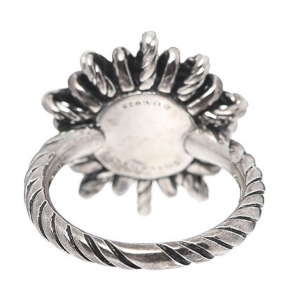 David Yurman Sterling Silver Pearl Starburst Ring 49 5 4 of 5