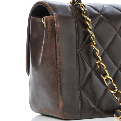 Chanel Lambskin Quilted Small Single Flap Brown 10 of 17