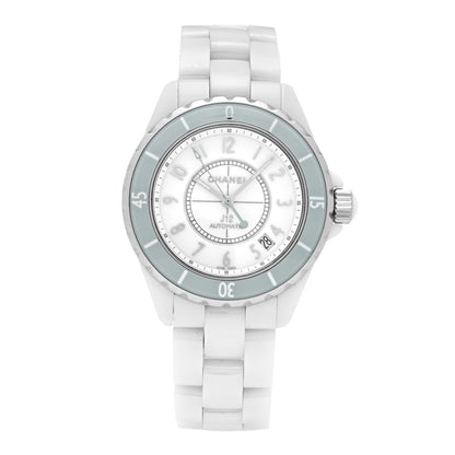 Chanel Stainless Steel Ceramic 38mm J12 Automatic Watch Soft Blue 1 of 5