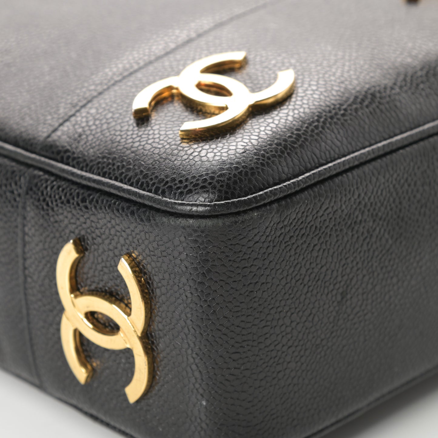 Caviar CC Shoulder Bag Black