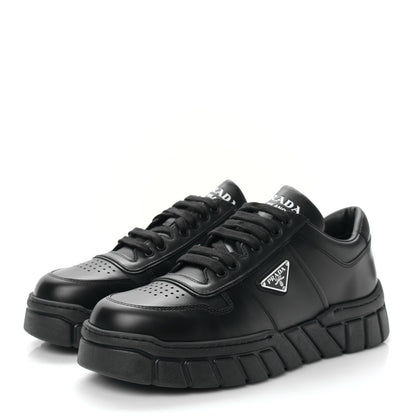 Prada Nappa Metal Triangle Logo Fly Blok Mens Sneakers 10.5 Black 3 of 8