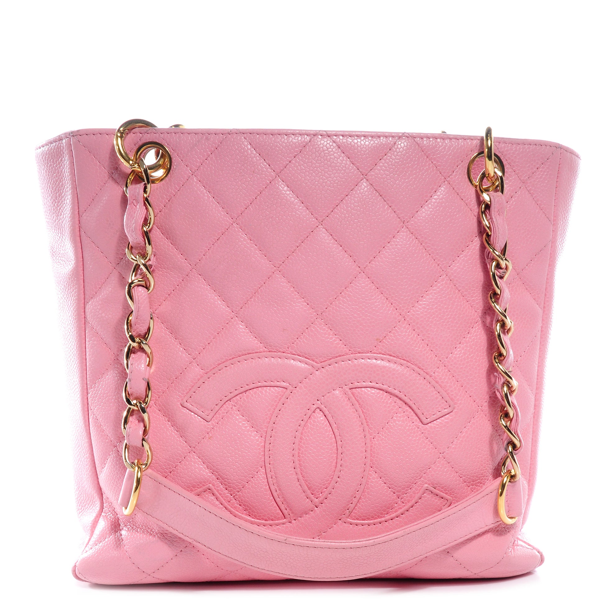 Chanel Caviar Petit Shopping Tote PST Pink 1 of 7