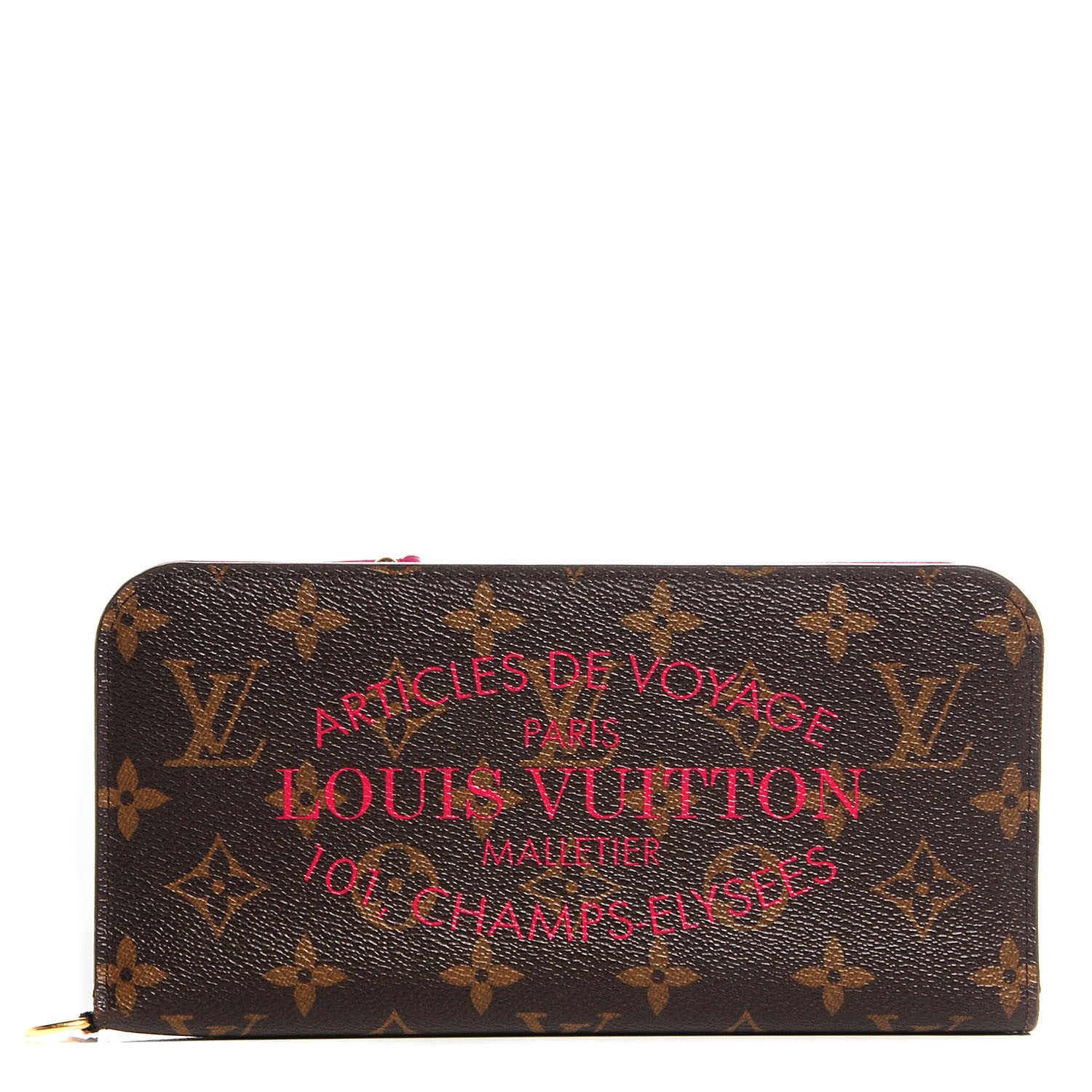 Louis Vuitton Monogram Articles de Voyage Ikat Insolite Wallet Rose Indien 1 of 7