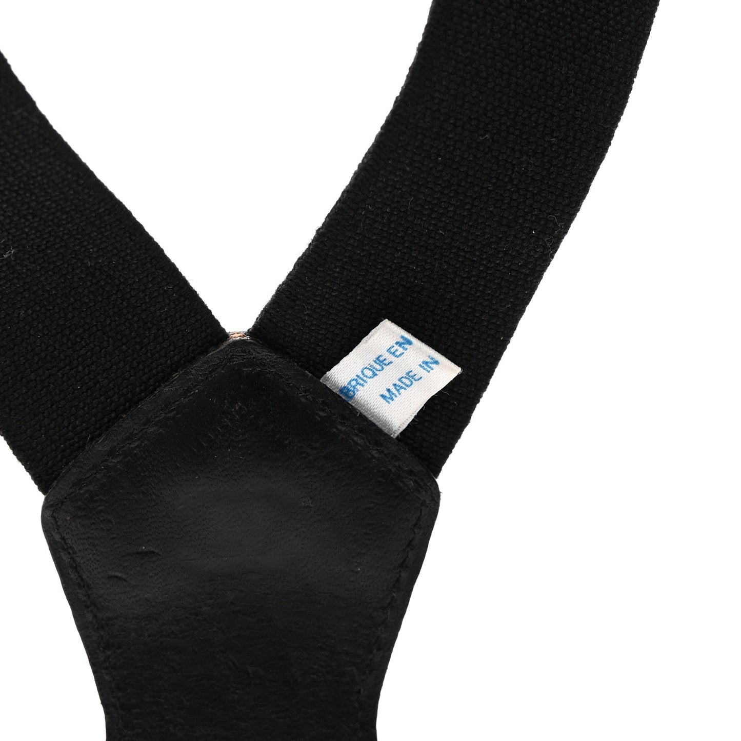 Logo Suspenders Black White