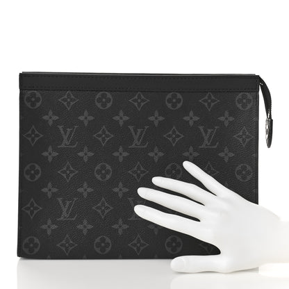 Louis Vuitton Monogram Eclipse Pochette Voyage MM 2 of 9