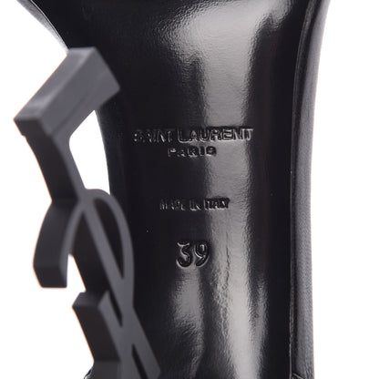 Saint Laurent Calfskin Opyum Sandals 39 Black 7 of 10
