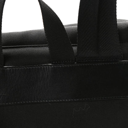 Saint Laurent Canvas Calfskin Sid Backpack Black 12 of 13