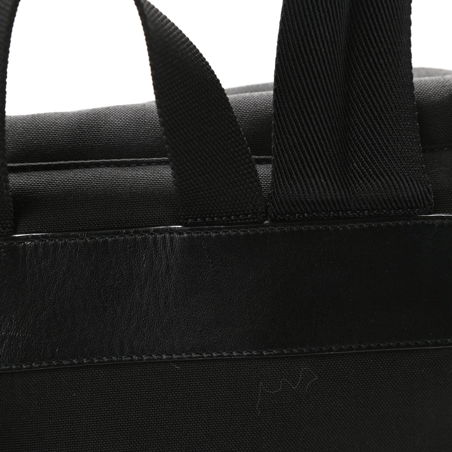 Canvas Calfskin Sid Backpack Black
