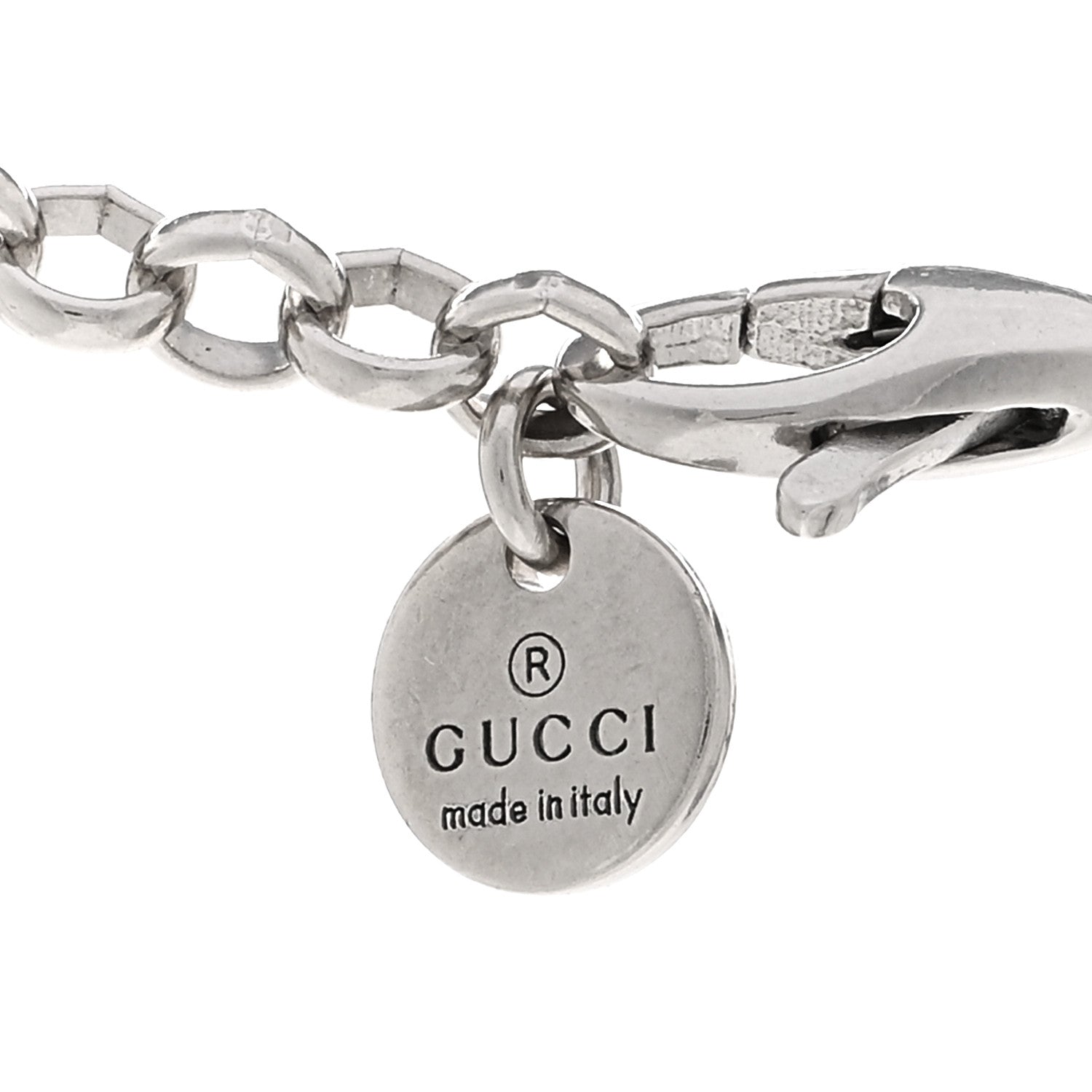 Gucci Sterling Silver Small Interlocking G Pendant Necklace 4 of 4