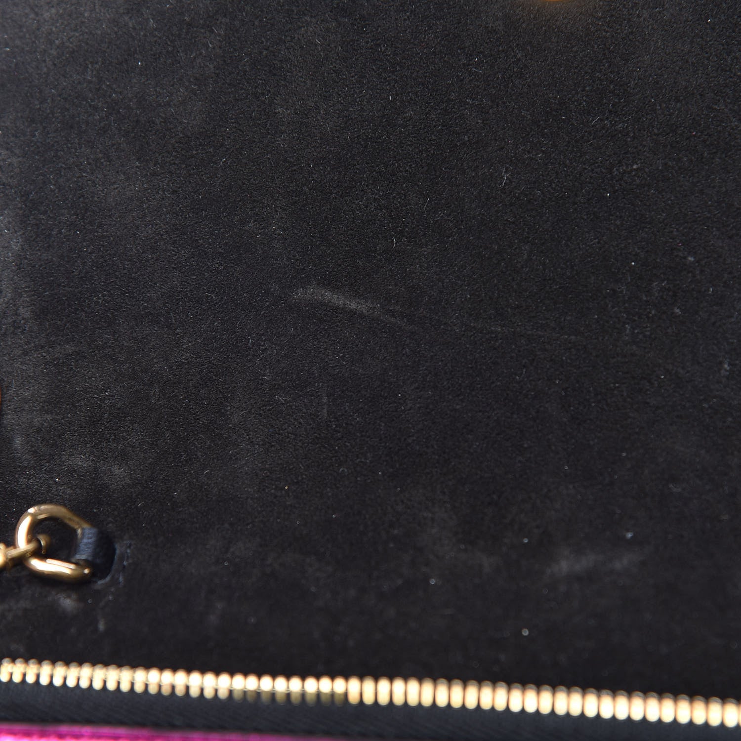 Saint Laurent Metallic Calfskin Classic Monogram Kate Tassel Chain Walle Fuchsia 12 of 14