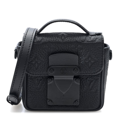 Louis Vuitton Taurillon Monogram Pico S Lock Ultra Black 1 of 9