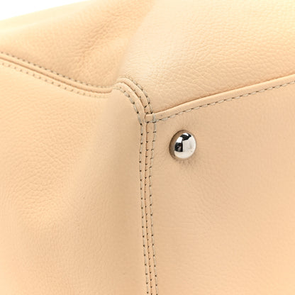 Chanel Calfskin Cerf Executive Shopper Tote Beige 13 of 16