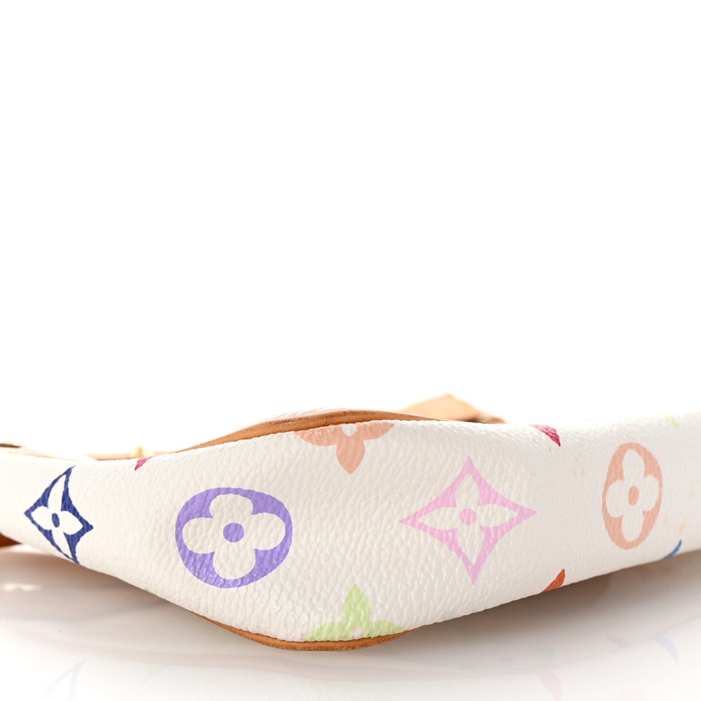 Monogram Multicolor Pochette Accessories White