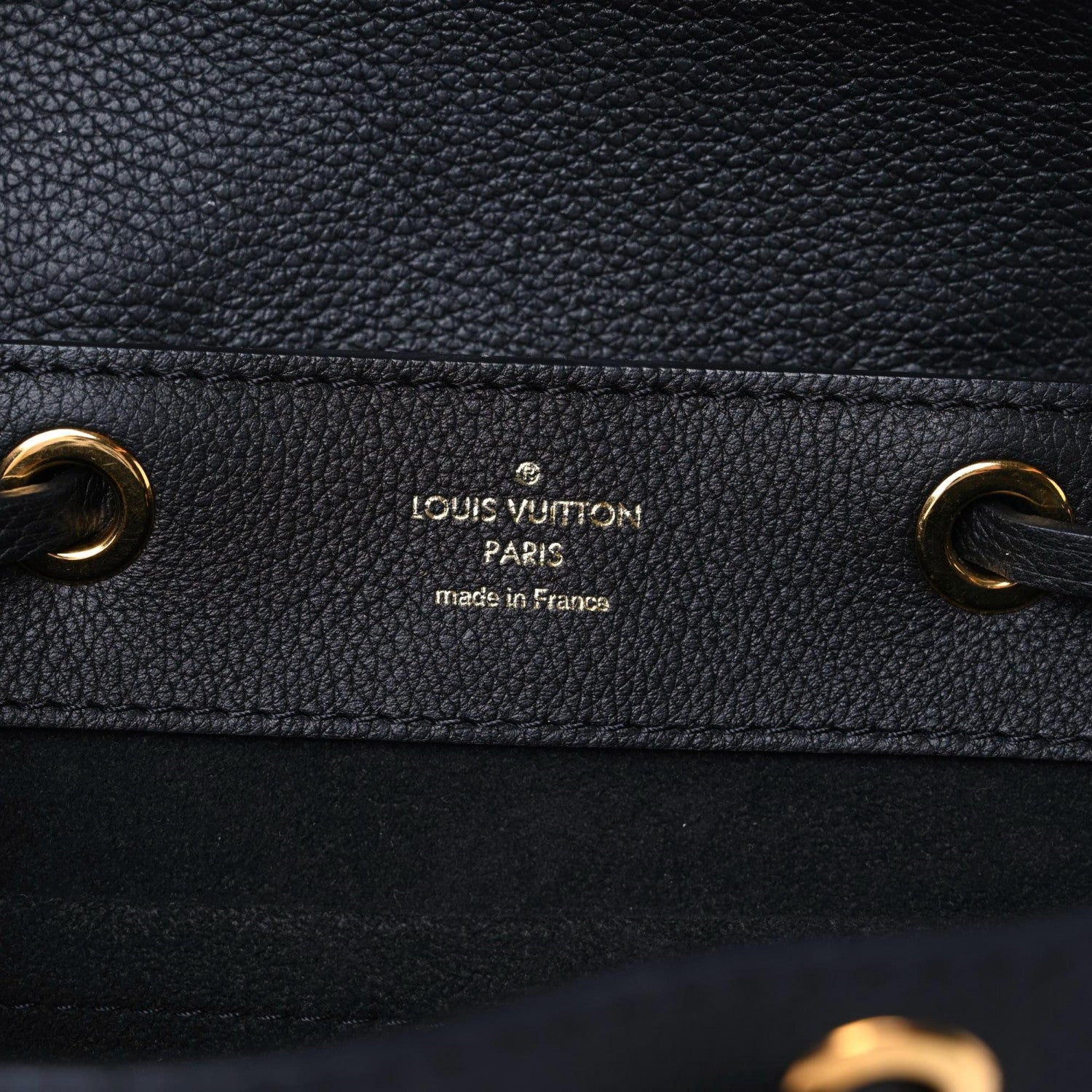 Louis Vuitton Calfskin Lockme Mini Backpack Black 6 of 13