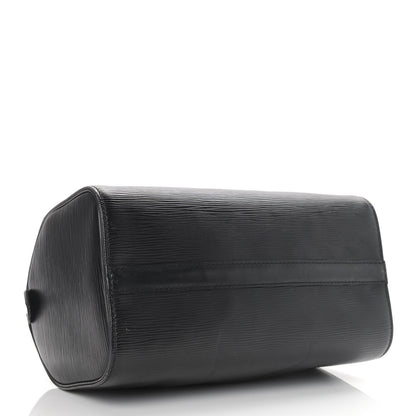 Louis Vuitton Epi Speedy 25 Black 5 of 12