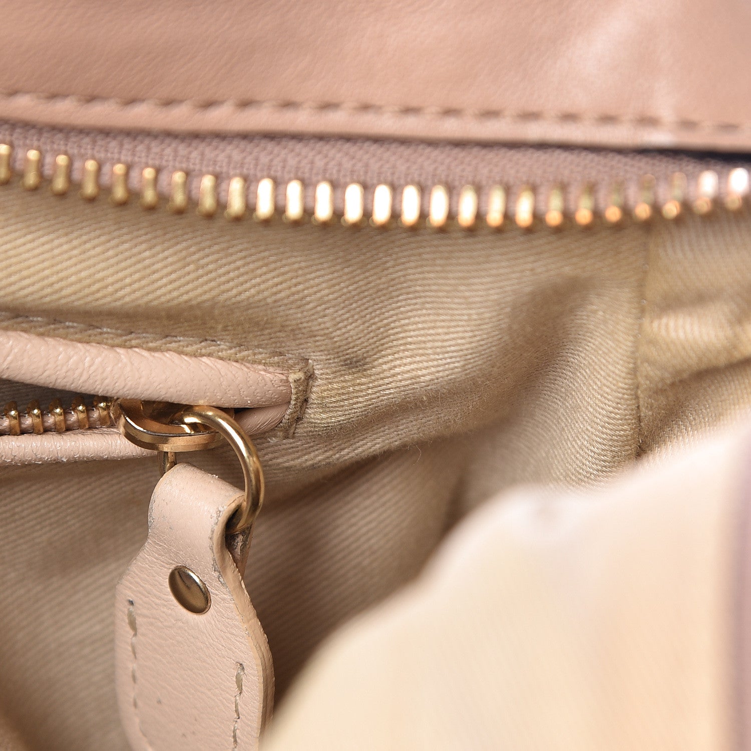 Chloe Calfskin Medium Military Paraty Nude Black 9 of 19