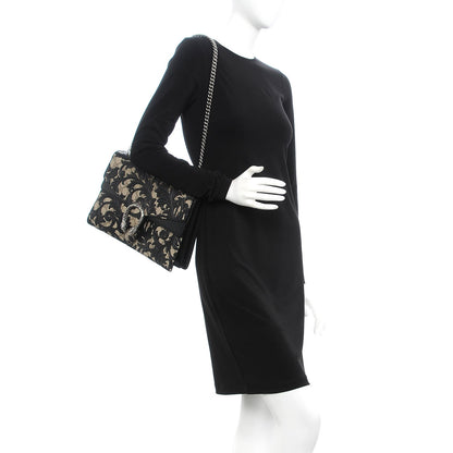 Gucci GG Supreme Monogram Arabesque Medium Dionysus Shoulder Bag Black 2 of 8